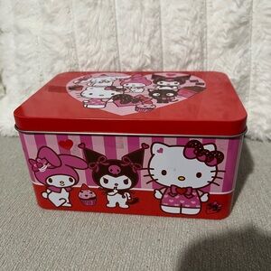 Hello Kitty Red Tin Box